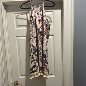 Floral Paisley Halter Dress